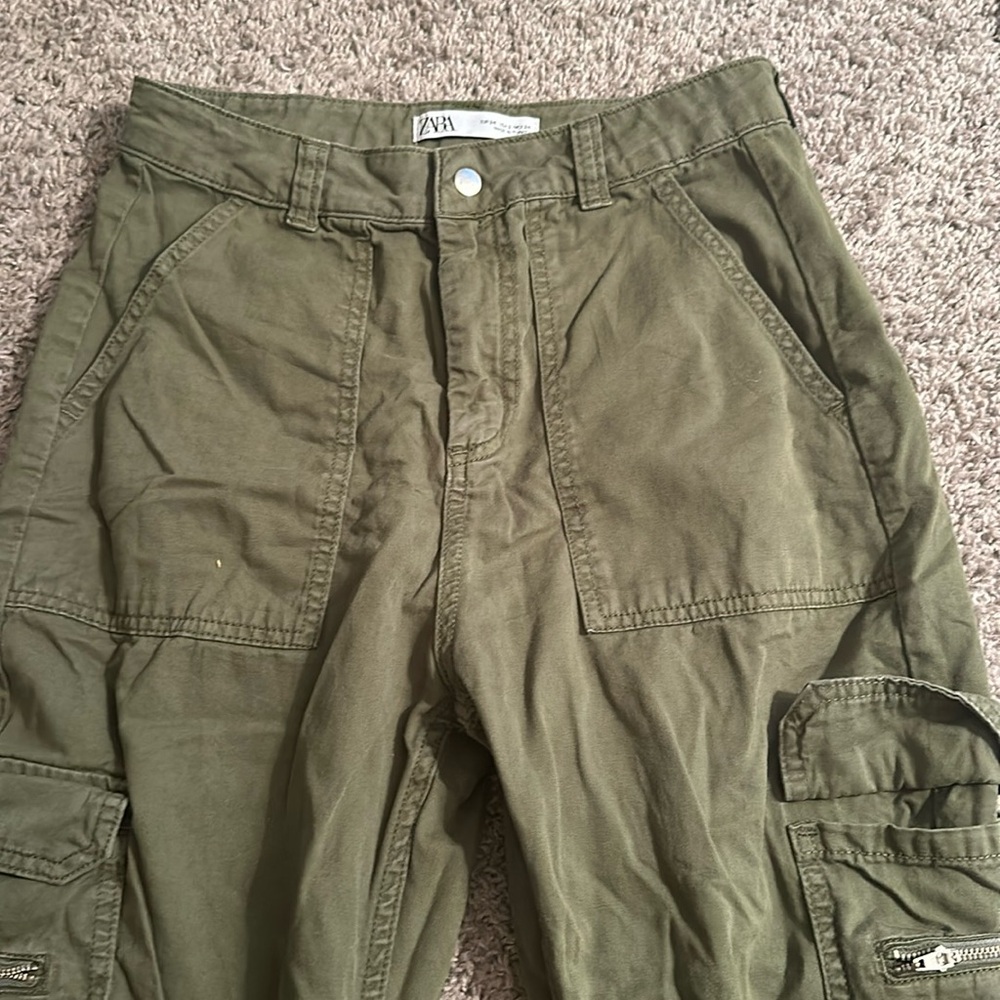 Zara green pants